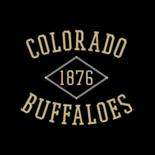 Colorado Faux Stitch Arch Crewneck - Black