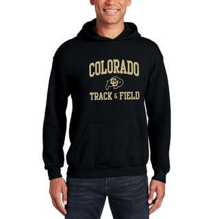 Colorado Arch Logo Track & Field Hoodie - Black