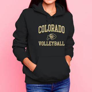 Colorado Arch Logo Volleyball Hoodie - Black