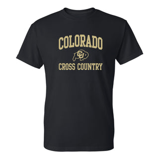 Colorado Arch Logo Cross Country T-Shirt - Black