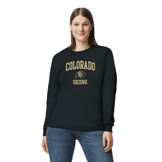 Colorado Arch Logo Skiing Long Sleeve - Black