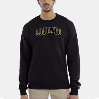 Colorado Tackle Twill Champion PB Crewneck - Black