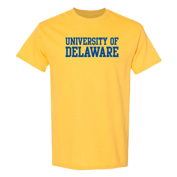 Delaware Blue Hens Basic Block T Shirt - Daisy – Underground Printing