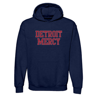 Detroit Mercy Titans Basic Block Hoodie - Navy