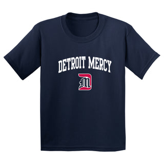 Detroit Mercy Titans Arch Logo Youth T-Shirt - Navy