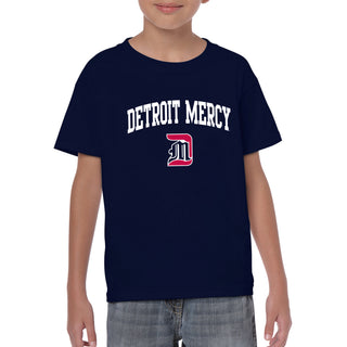Detroit Mercy Titans Arch Logo Youth T-Shirt - Navy