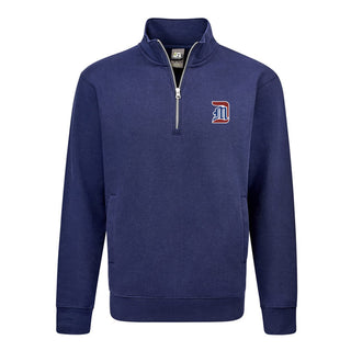 Detroit Mercy Primary Logo EMB JA BTB 1/4 Zip - Navy