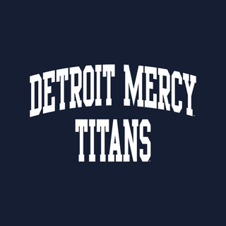 Detroit Mercy Titans Front Back Print T-Shirt - Navy