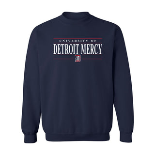 Detroit Mercy Headline Crewneck - Navy