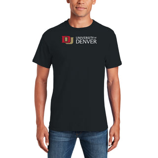 University of Denver Pioneers Basic Block T-Shirt - Black