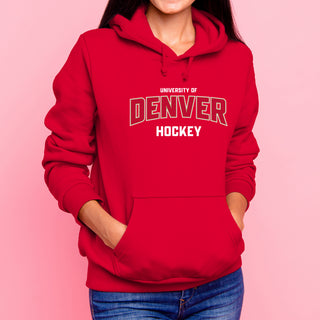 Denver Arch Logo Hockey Hoodie
