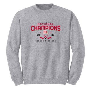 Denver 2026 Hockey National Champions Rounded Crewneck