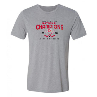 Denver 2026 Hockey National Champions Rounded Triblend T-Shirt