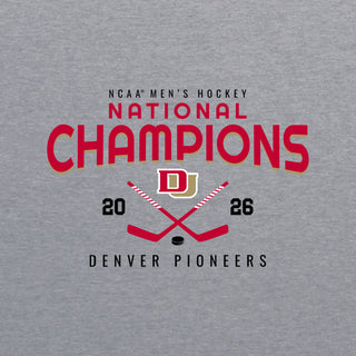 Denver 2026 Hockey National Champions Rounded Triblend T-Shirt
