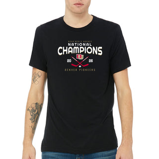 Denver 2026 Hockey National Champions Rounded Triblend T-Shirt