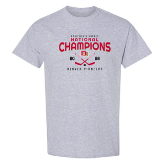 Denver 2026 Hockey National Champions Rounded T-Shirt