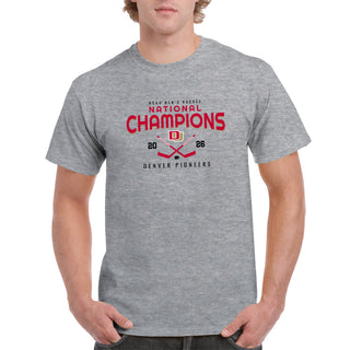 Denver 2026 Hockey National Champions Rounded T-Shirt