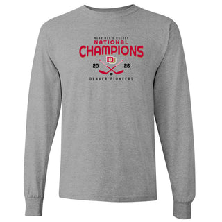 Denver 2026 Hockey National Champions Rounded Long Sleeve