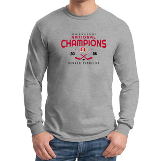 Denver 2026 Hockey National Champions Rounded Long Sleeve