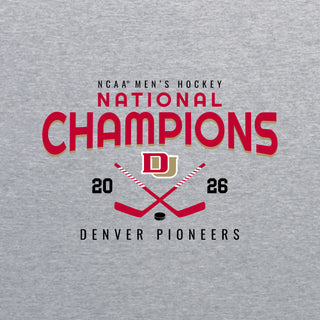 Denver 2026 Hockey National Champions Rounded Long Sleeve