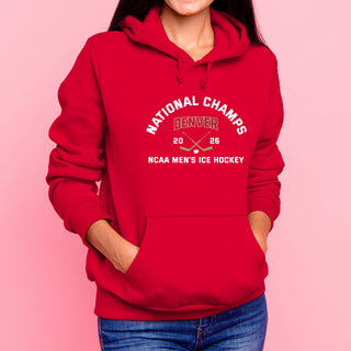 Denver 2026 Hockey National Champions Blocked Shot Hoodie