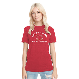 Denver 2026 Hockey National Champions Blocked Shot NLA Triblend T-Shirt
