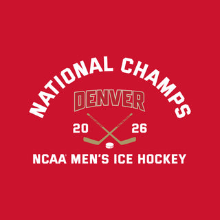 Denver 2026 Hockey National Champions Blocked Shot Hoodie