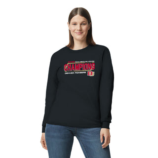 Denver 2026 Hockey National Champions Hockey Frame Long Sleeve - Black