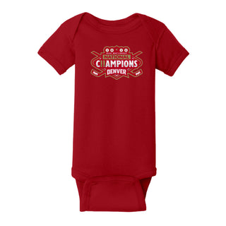Denver 2026 Hockey National Champions Logo Infant Creeper