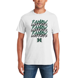 Hawaii Marker Repeat T-Shirt - White