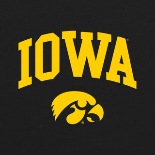 University of Iowa Hawkeyes Arch Logo Heavy Cotton Tank Top - Black