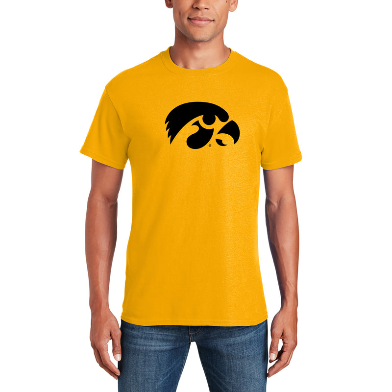 University of Iowa Hawkeyes Primary Logo Short Sleeve T Shirt - Gold