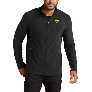 Iowa Hawkeyes Primary Logo Accord Microfleece Jacket - Black