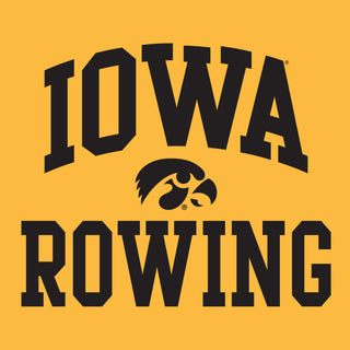 University of Iowa Hawkeyes Arch Logo Rowing Hoodie - Gold