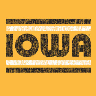 Iowa Hawkeyes Retro Underline Hoodie - Gold