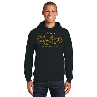 University of Iowa Hawkeyes Road Trip Heavy Blend Hoodie - Black