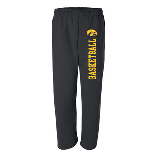 Iowa Hawkeye Basketball Sweatpants - Black