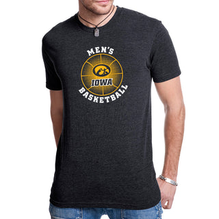Iowa Men's Basketball Phase NLA Triblend T-Shirt - Vintage Black