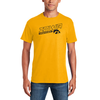 Iowa Warrior Slant T-Shirt - Gold