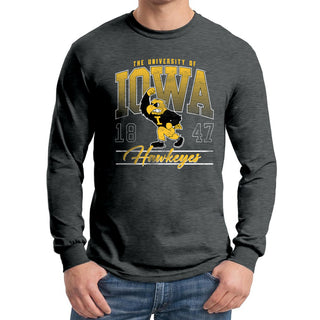 Iowa Colossal Long Sleeve - Dark Heather