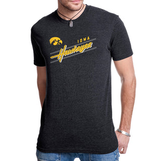 Iowa Rise Above NLA Triblend T-Shirt - Vintage Black