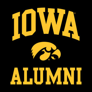 Iowa Arch Logo Alumni Hoodie - Black