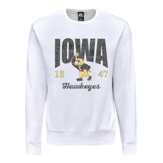 Iowa Giving Noise JA BTB Fleece Crewneck - White
