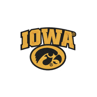 Iowa Arch Logo EMB Dryblend Jersey Polo