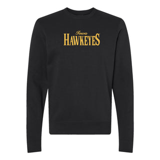 Iowa Classic Rally EMB JA BTB Fleece Crewneck - Black