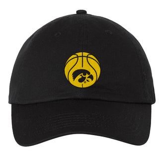 Iowa Basketball Outline EMB Dad Hat