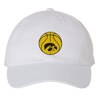 Iowa Basketball Outline EMB Dad Hat