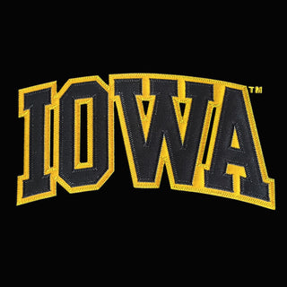 Iowa Arch Applique Champion Powerblend Crewneck - Black