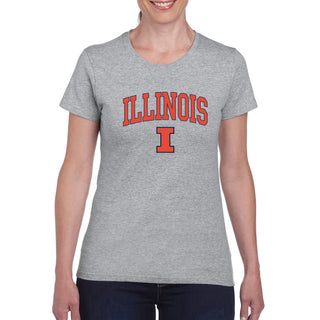 Illinois Arch Logo Womens T-Shirt