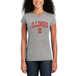 Illinois Arch Logo Womens T-Shirt